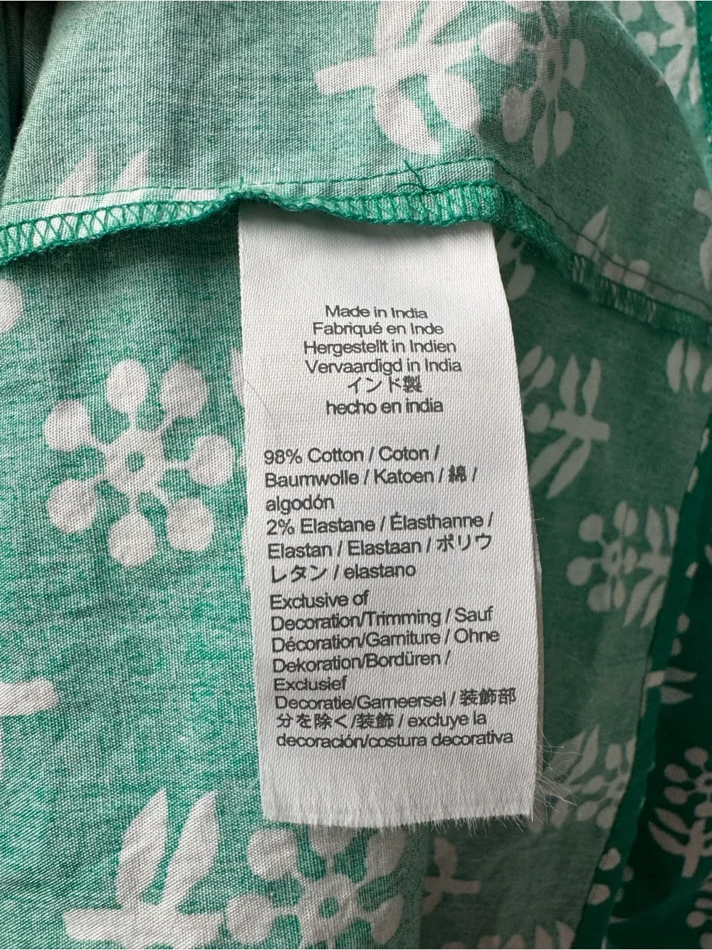 J. Crew Factory Block-Print Puff-Sleeve Midi Dress Emerald Beryl 10